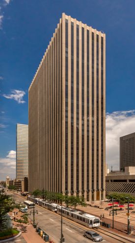 621 & 633 17th St. Preferred Painting Denver, CO, Lobby, stucco areas, tenant suites, access panel installations, common areas, conference rooms