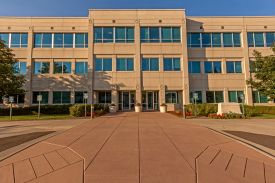 Handrails, stringers, guard rails, corridors, restrooms, stairwells, tenant suites Crescent VIII - Preferred Painting Denver, CO, Handrails, stringers, guard rails, corridors, restrooms, stairwells, tenant suites