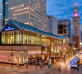 Restrooms, common areas, tenant suites, exterior steel areas, window mullions, drywall repairs and installations, soffits, window panels, conference rooms, Parking Garage Areas, 16th St Mall Areas, Loading Dock, Roof Tabor Center Denver - Preferred Painting Denver, CO Interior & Exterior Painting for Commercial Facilities