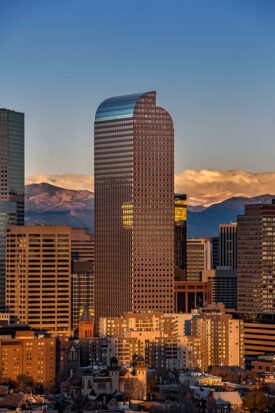 Wood areas, restrooms, parking garage, stairwells, corridors Wells Fargo Building - Preferred Painting Denver CO Wood areas, restrooms, parking garage, stairwells, corridors