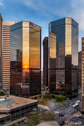 Exterior metal panels World Trade Center Denver - Interior & Exterior Painting for Commercial Facilities. Denver, CO - Preferred Painting